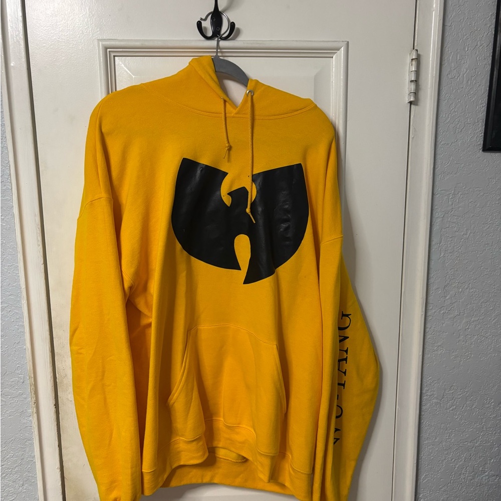 Wu Tang Clan Yellow Graphic Pullover Hoodie